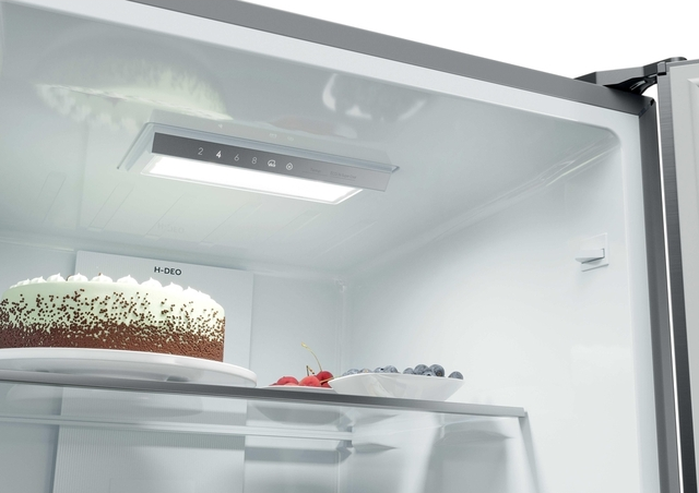 Haier HTR3518ENMX alulfagyasztós hűtőszekrény kép 3