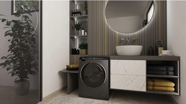 Haier HW50-BP12307GU1 elöltöltős keskeny mosógép kép 16
