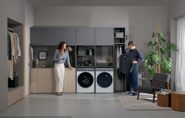 Haier HW90-B14387TU1-S elöltöltős keskeny mosógép kép 17