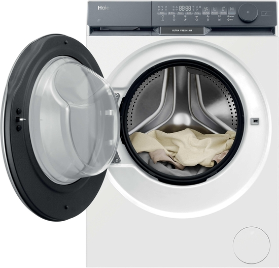 Haier HW90-B14387TU1-S elöltöltős keskeny mosógép kép 3