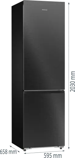 Hisense RB5P410SBFC alulfagyasztós hűtőszekrény kép 9
