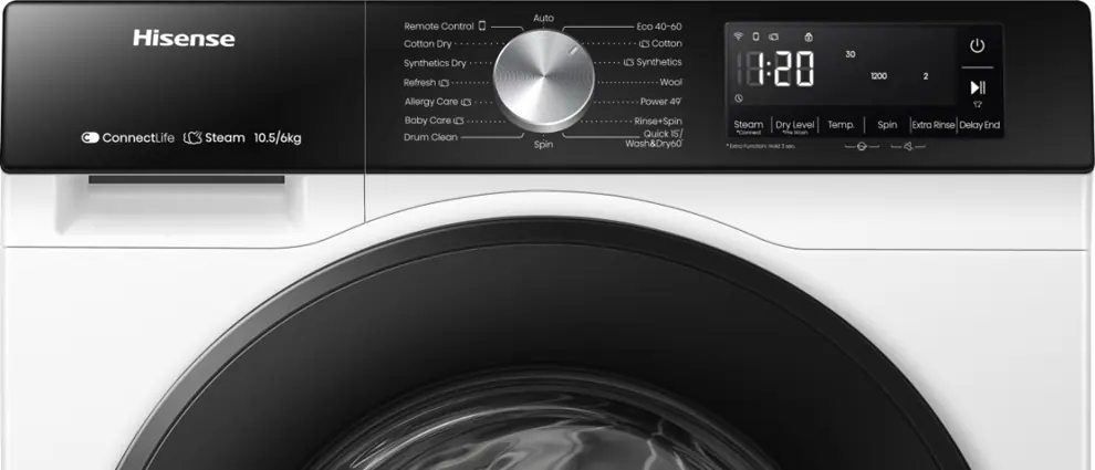 Hisense WD3S1043BW3 mosó-szárítógép kép 5