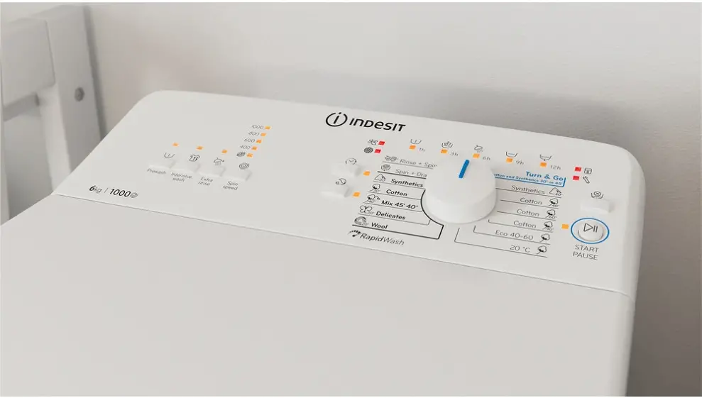 Indesit BTW L60400 EE/N felültöltős mosógép kép 9