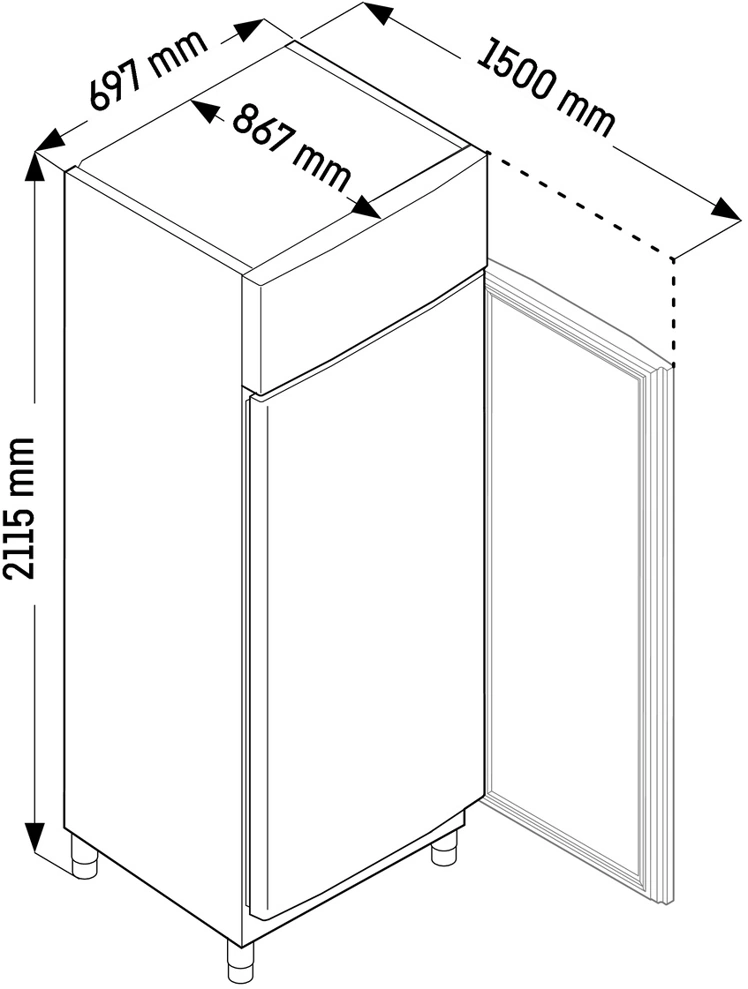Liebherr FRPSRH 6501 Hűtőkészülék GN 2/1 keringőlevegő hűtéssel kép 5