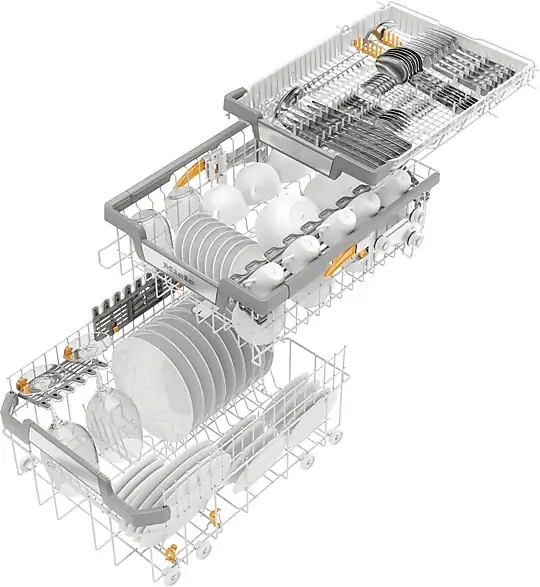 Miele G 5790 SCVI SL beépíthető keskeny mosogatógép kép 2