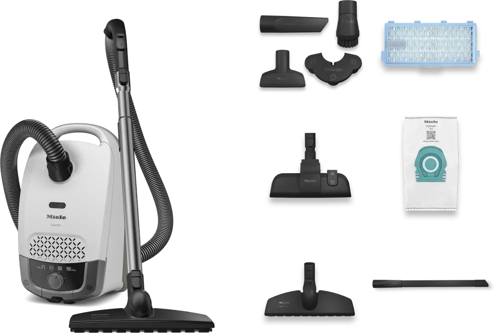 Miele GUARD S1 PARQUET FLEX BRILIáNSFEHéR porszívó porzsákos kép 2