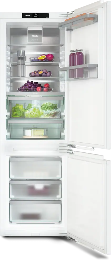 Miele KFN 7774 B beépíthető alulfagyasztós hűtőszekrény kép 2