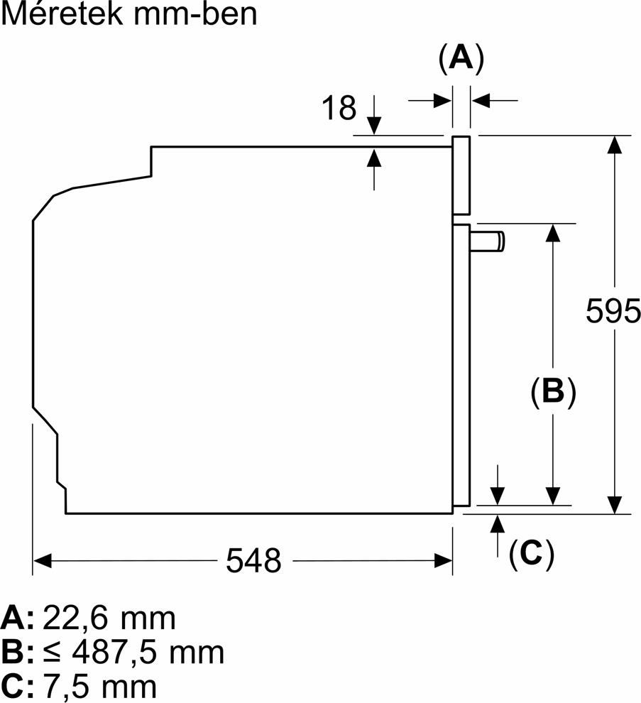 Neff B69FY3CX2 flex design beépíthető önálló sütő kép 13