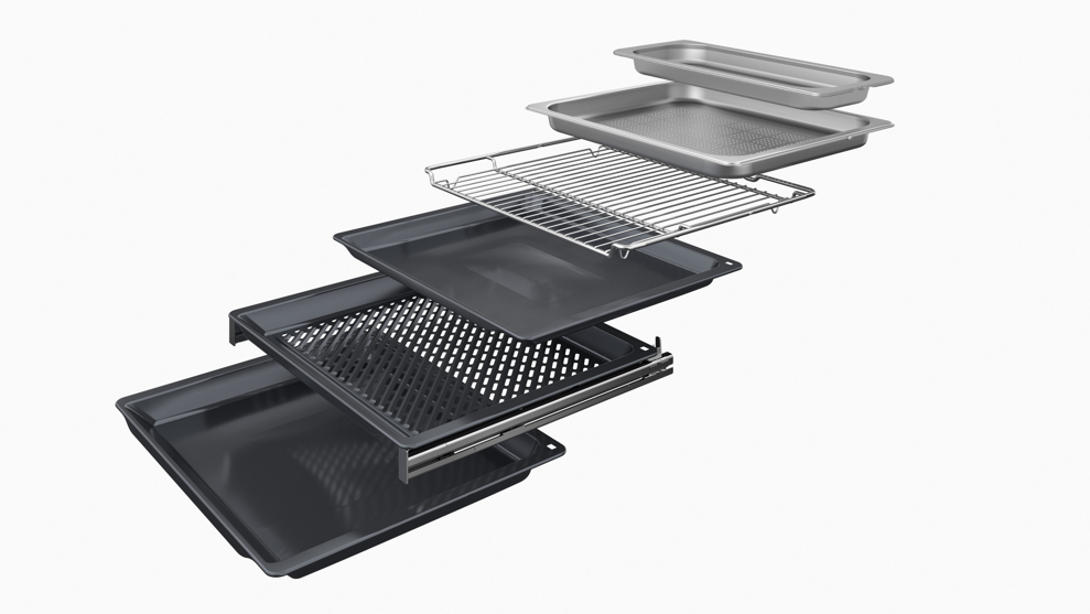 Neff B69FY3CX2 flex design beépíthető önálló sütő kép 20