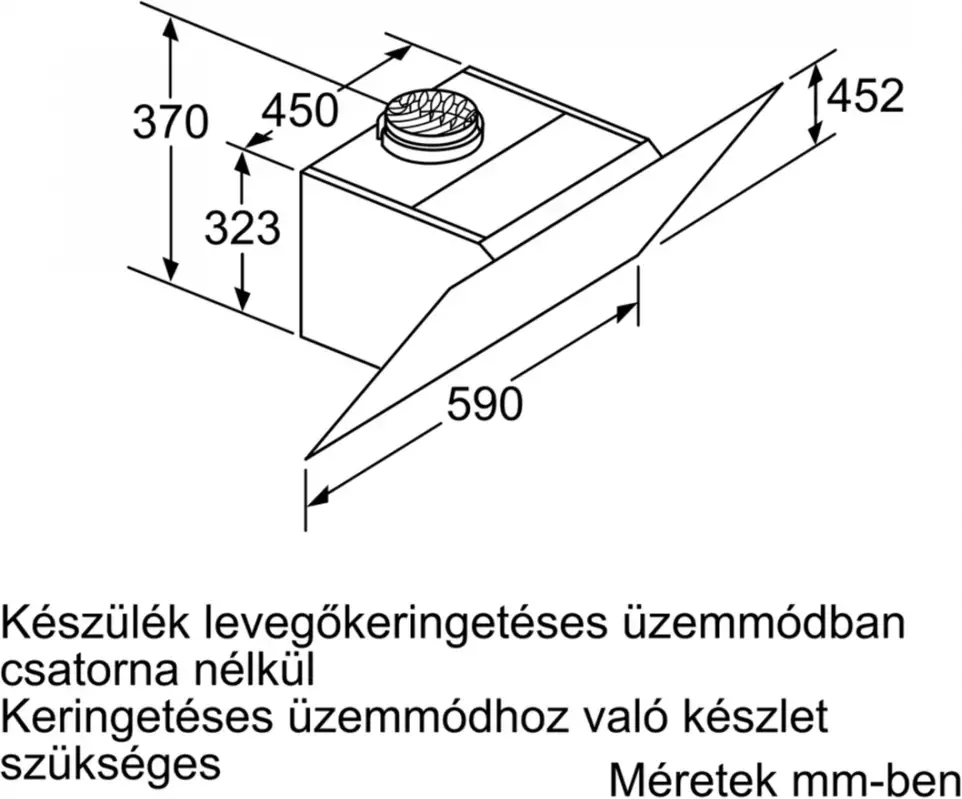 Neff D65IHM1S0 Kürtős páraelszívó kép 8
