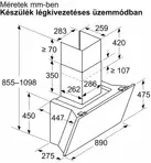 Neff D98IPT2Y5  Falra szerelhető páraelszívó kép 18