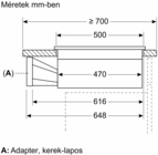 Neff V68YYX4B0 Indukciós főzőlap beépített elszívóval kép 24