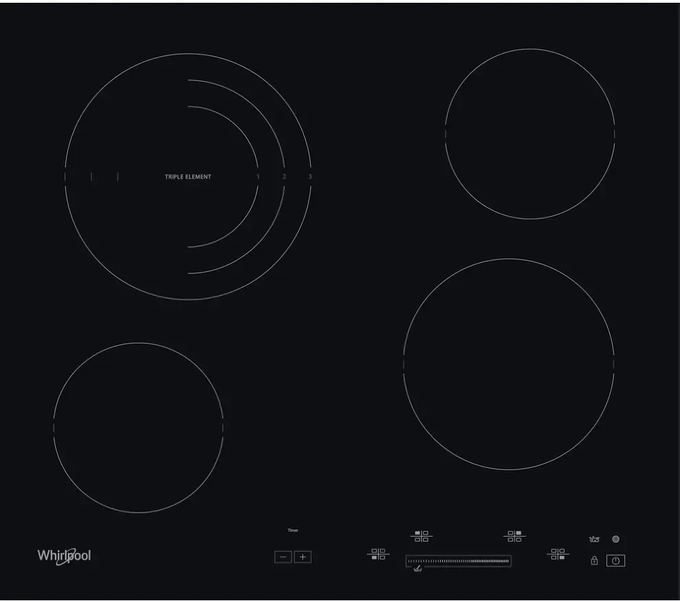 Whirlpool AKT 8900 BA beépíthető kerámia főzőlap Fő kép