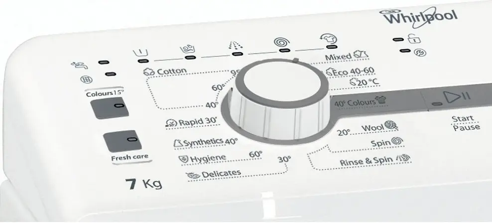 Whirlpool TDLR 7220SS EU/N felültöltős mosógép kép 3