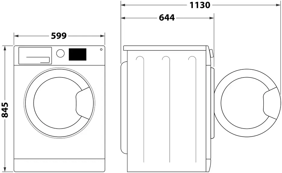 Whirlpool W6 98 SILENCE EE elöltöltős mosógép kép 9