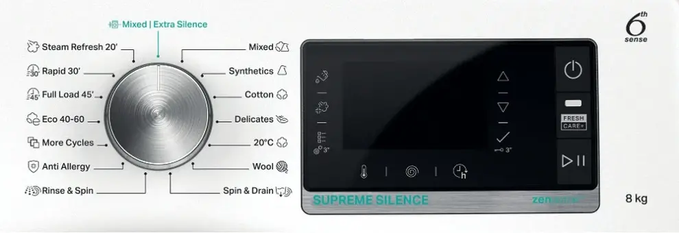 Whirlpool W7X W845WB EE elöltöltős mosógép kép 16
