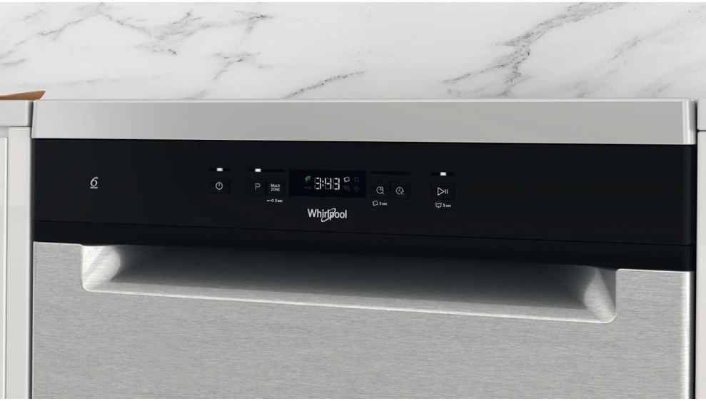 Whirlpool WFC 3C33 F X szabadonálló mosogatógép kép 7