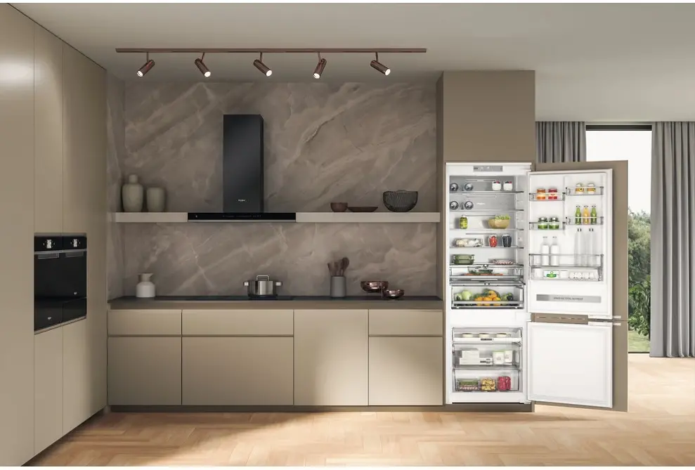 Whirlpool WH SP70 T232 P beépíthető alulfagyasztós hűtőszekrény kép 4