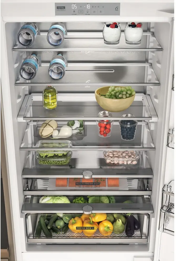 Whirlpool WH SP70 T241 P beépíthető alulfagyasztós hűtőszekrény kép 2