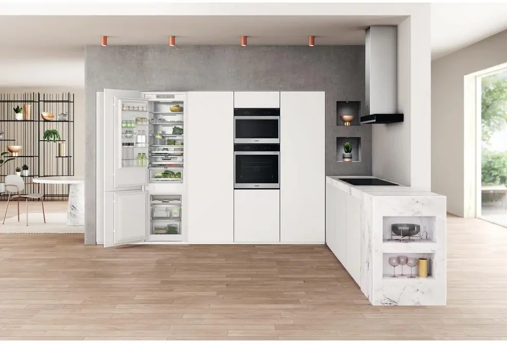 Whirlpool WHC20 T573 P beépíthető alulfagyasztós hűtőszekrény kép 4