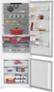 Beko BCNE400E50SHN beépíthető alulfagyasztós hűtőszekrény kép 2