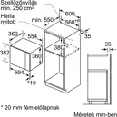 Bosch BEL554MS0 BEÉPÍTHETŐ MIKROHULLÁMÚ SÜTŐ kép 4