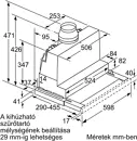 Bosch DFS067A51 Beépíthető páraelszívó kép 12