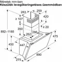 Bosch DWK91LT60 Falra szerelhető páraelszívó kép 8