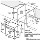 Bosch HBA534EB3 Beépíthető sütő kép 8