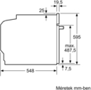 Bosch HBA572EM3 Beépíthető sütő kép 9