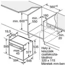 Bosch HMG778NB1 beépíthető önálló sütő kép 8