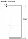 Bosch KGN49LBCF Alulfagyasztós hűtőszekrény kép 8