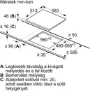 Bosch PKN645FP2E Beépíthető Kerámia Főzőlap kép 5