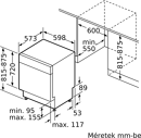 Bosch SMU4EVS08E beépíthető mosogatógép kép 10