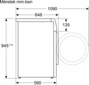 Bosch WGB25403BY Elöltöltős mosógép kép 14