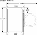 Bosch WGB254A2BY Elöltöltős mosógép kép 16
