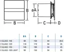 Cata E-100 GSTH Fürdőszoba és mellékhelyiség szellőztető ventilátorok kép 2