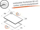 Cata LCI-6031 BK beépíthető gázfőzőlap kép 2