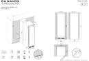 Dunavox DX-143.468SS SERA beépíthető borhűtő kép 3