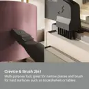 Electrolux EL31C1LDB Clean300 porzsák nélküli porszívó 78 dB kép 4