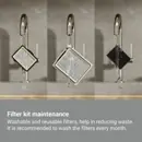 Electrolux EL51C2SW CleanOptiSpace 500 porzsák nélküli porszívó 78 dB kép 4