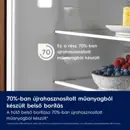 Electrolux ENA7CE18S3 BI Hűtő alulfagyasztós NF kép 9