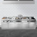 Ggm gastro GHB199H Ipari gáztűzhely - 900-as - összteljesítmény: 53,5 kW - 6 égős - nyitott tárolórésszel - főzősorba illeszthető kép 9