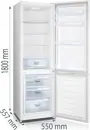 Gorenje RK4182PW4 alulfagyasztós hűtőszekrény kép 4
