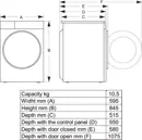 Hisense WD5I1045BWQ mosó-szárítógép kép 21