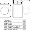 Hisense WF3S9043BB3 elöltöltős mosógép kép 10