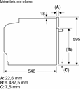 Neff B69FY3CX2 flex design beépíthető önálló sütő kép 13