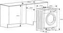 Nodor NorCare WD-1480 I/A beépíthető mosó-szárítógép kép 2