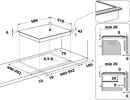 Whirlpool AKT 8130/LX beépíthető kerámia főzőlap kép 5