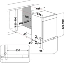 Whirlpool W7U HS61X beépíthető mosogatógép kép 8